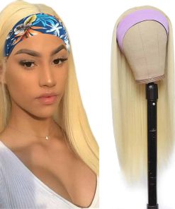 Pelucas de Diadema 613 Rubia Cabello Humano Peluca de