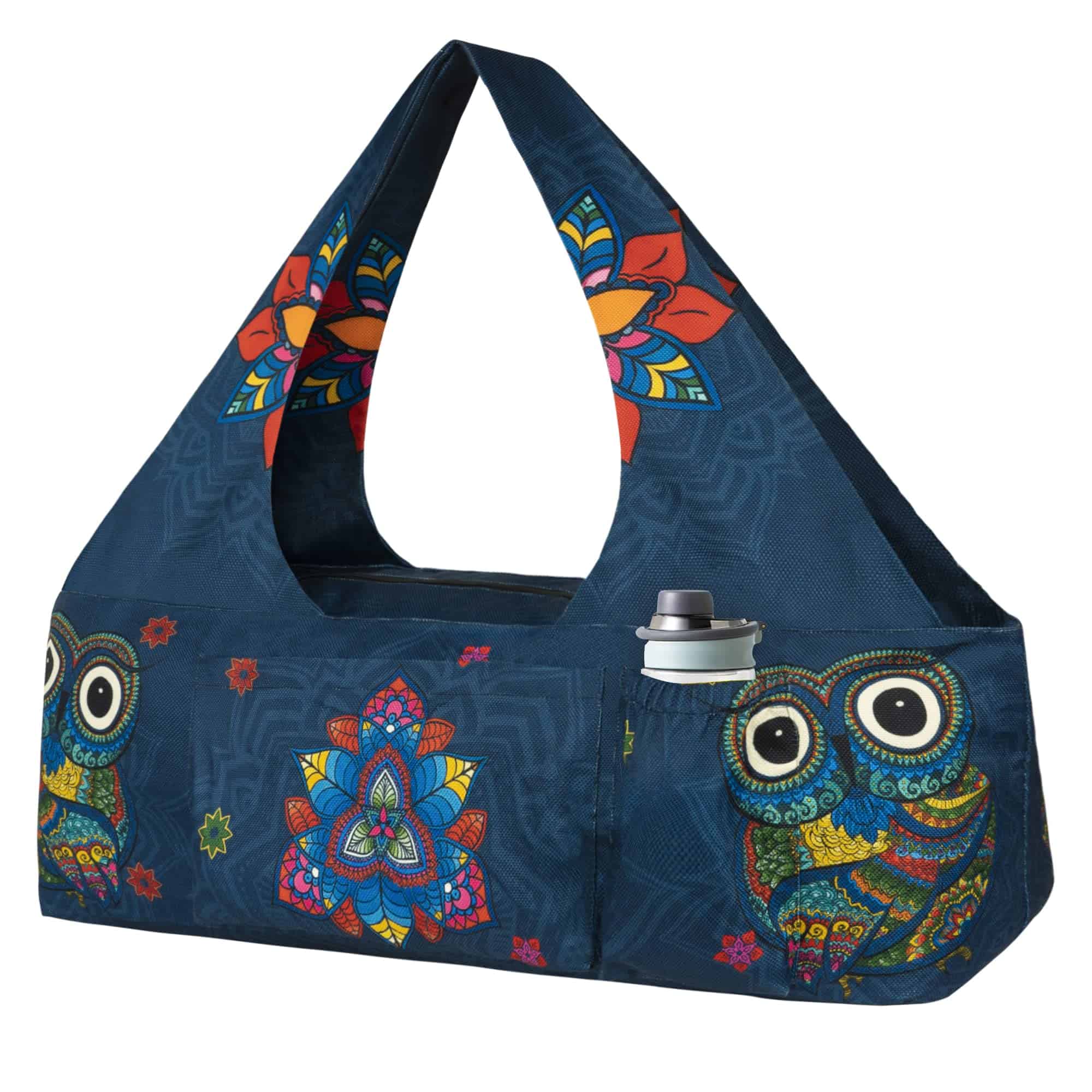Bolsa de Yoga BagYG-Large con Correa, -Mandala Búho