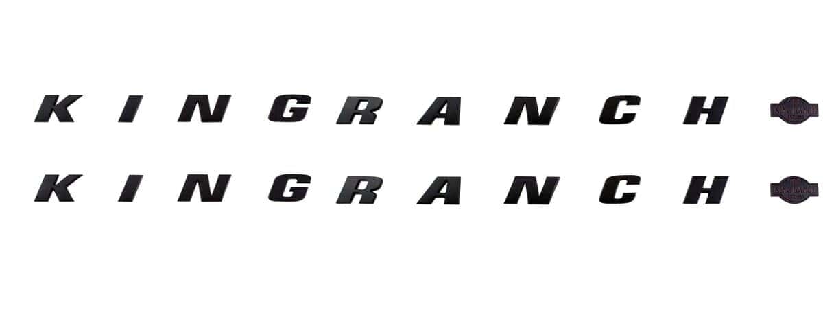 2pack Emblemas King Ranch para Guardabarros "King Ranch"