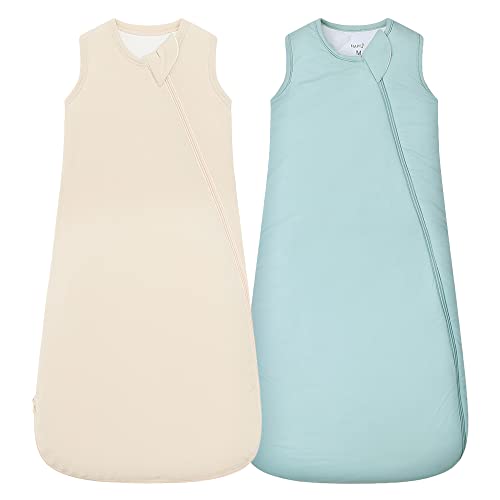 Saco de dormir de bambú HAPIU unisex TOG -Sage&Oat