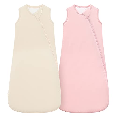 Saco de dormir para bebé unisex HAPIU hecho -Rosa y Avena