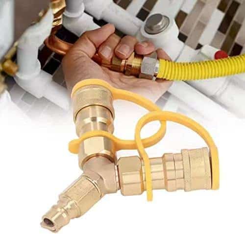 TMEEIHNSS Divisor Y de Gas Natural de 3/8 pulgadas, - Imagen 4