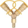 TMEEIHNSS Divisor Y de Gas Natural de 3/8 pulgadas,