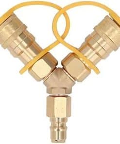TMEEIHNSS Divisor Y de Gas Natural de 3/8 pulgadas,