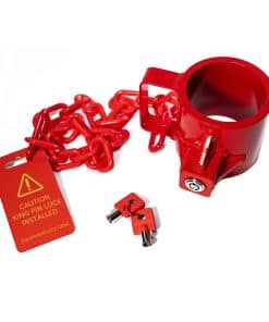 Candado de remolque de quinta rueda Equipment Lock - Acero