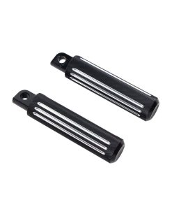 POWER JAMES Negro Aluminio Soporte de Reposapiés para