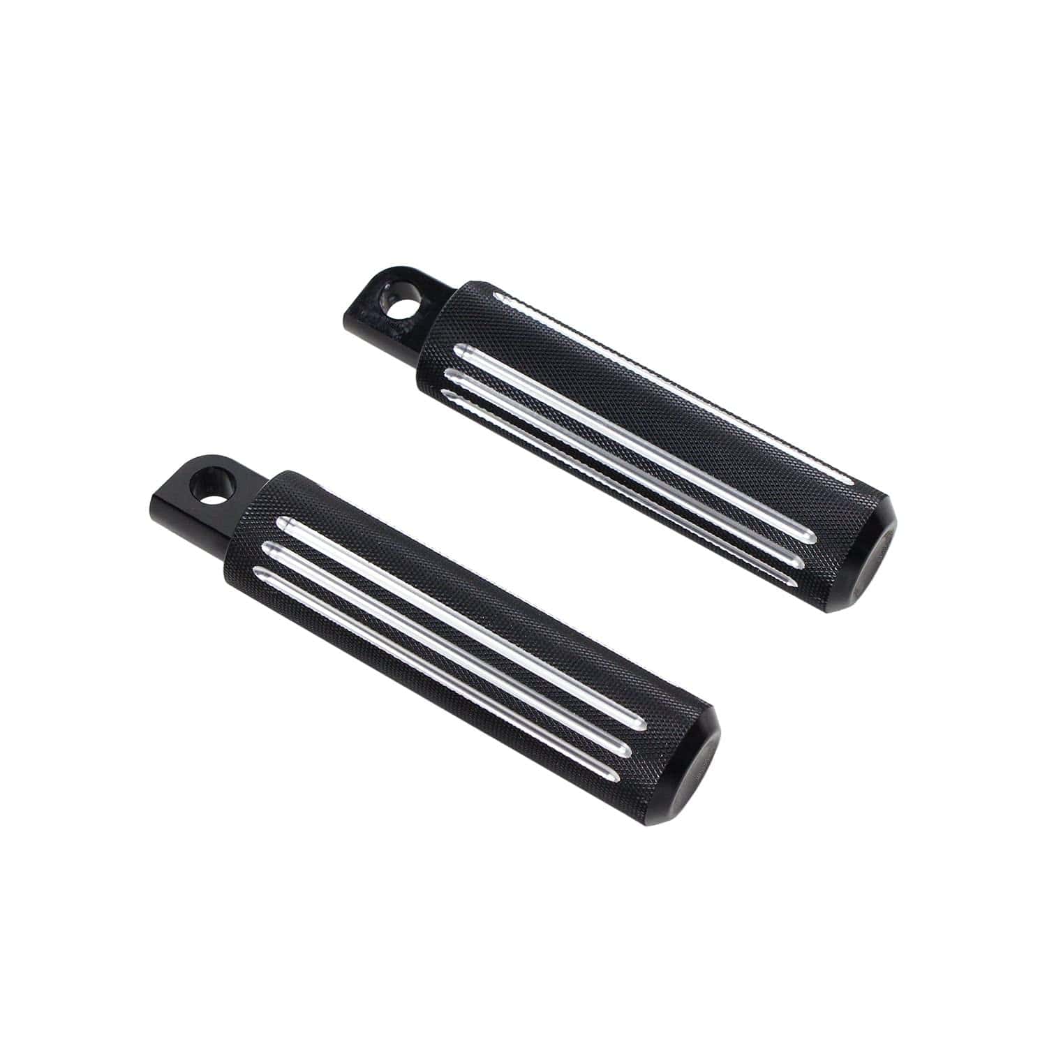 POWER JAMES Negro Aluminio Soporte de Reposapiés para