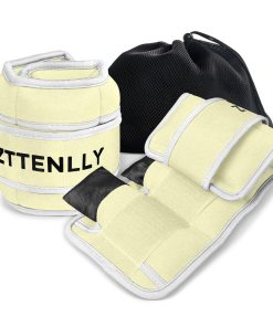 Pesas de Tobillo Ajustables para Mujeres, -Amarillo