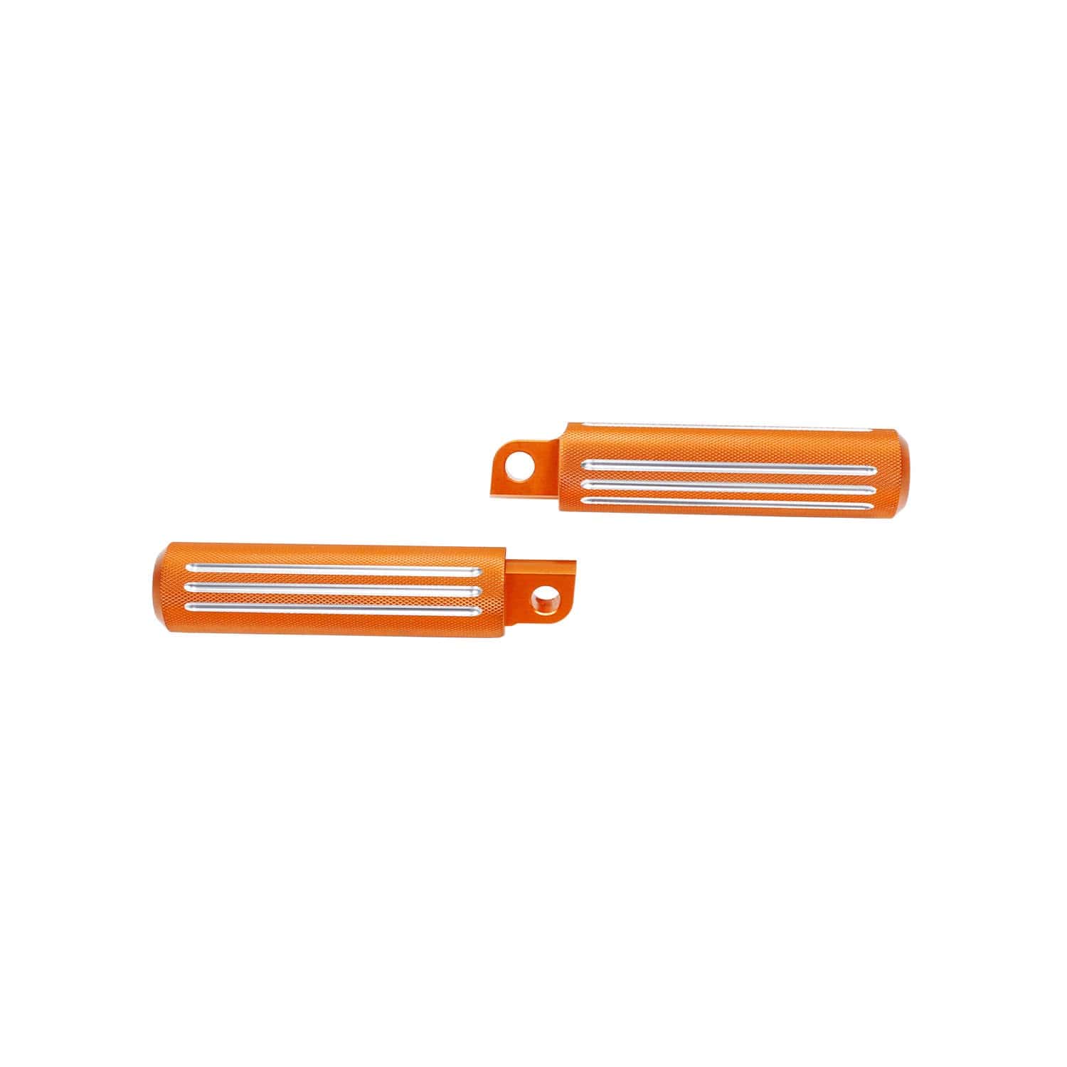 POWERJAMES Baja Orange Diamond Male Mount Footpeg Footrest