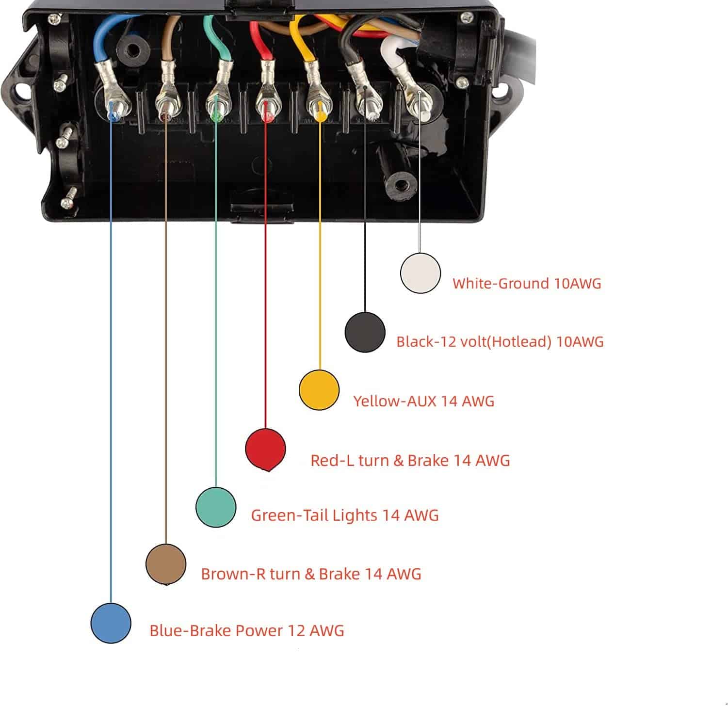 Cable de Remolque de 7 Pines Weideke Cable de Alambre - Imagen 6