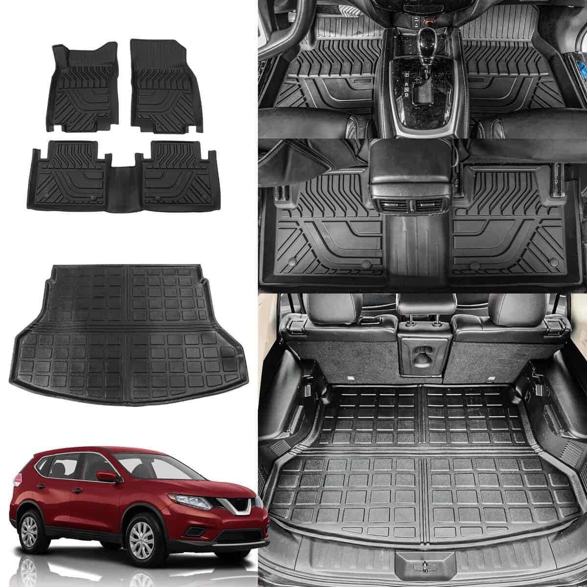 Tapetes para el piso compatibles con Nissan Rogue 2014-2020