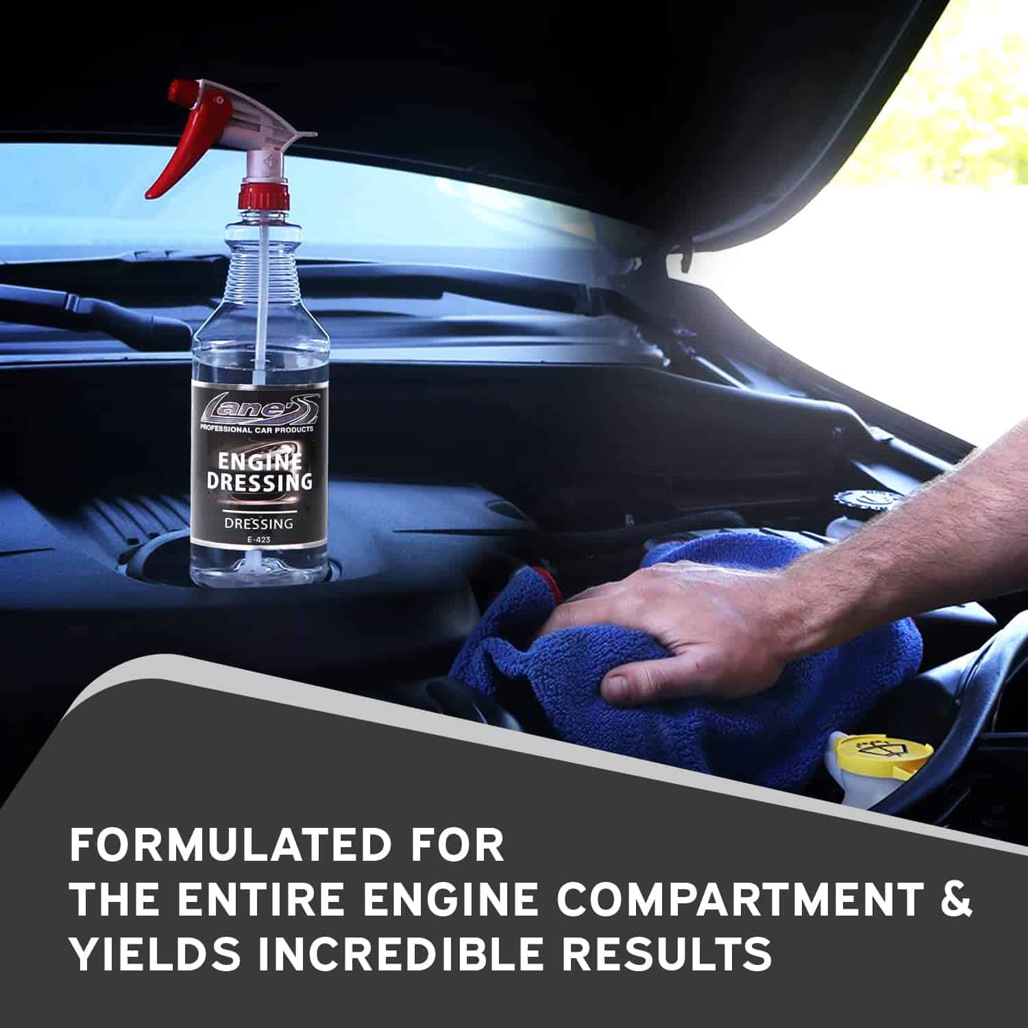LANE'S Engine Dressing - Protector de motor para un brillo - Imagen 5