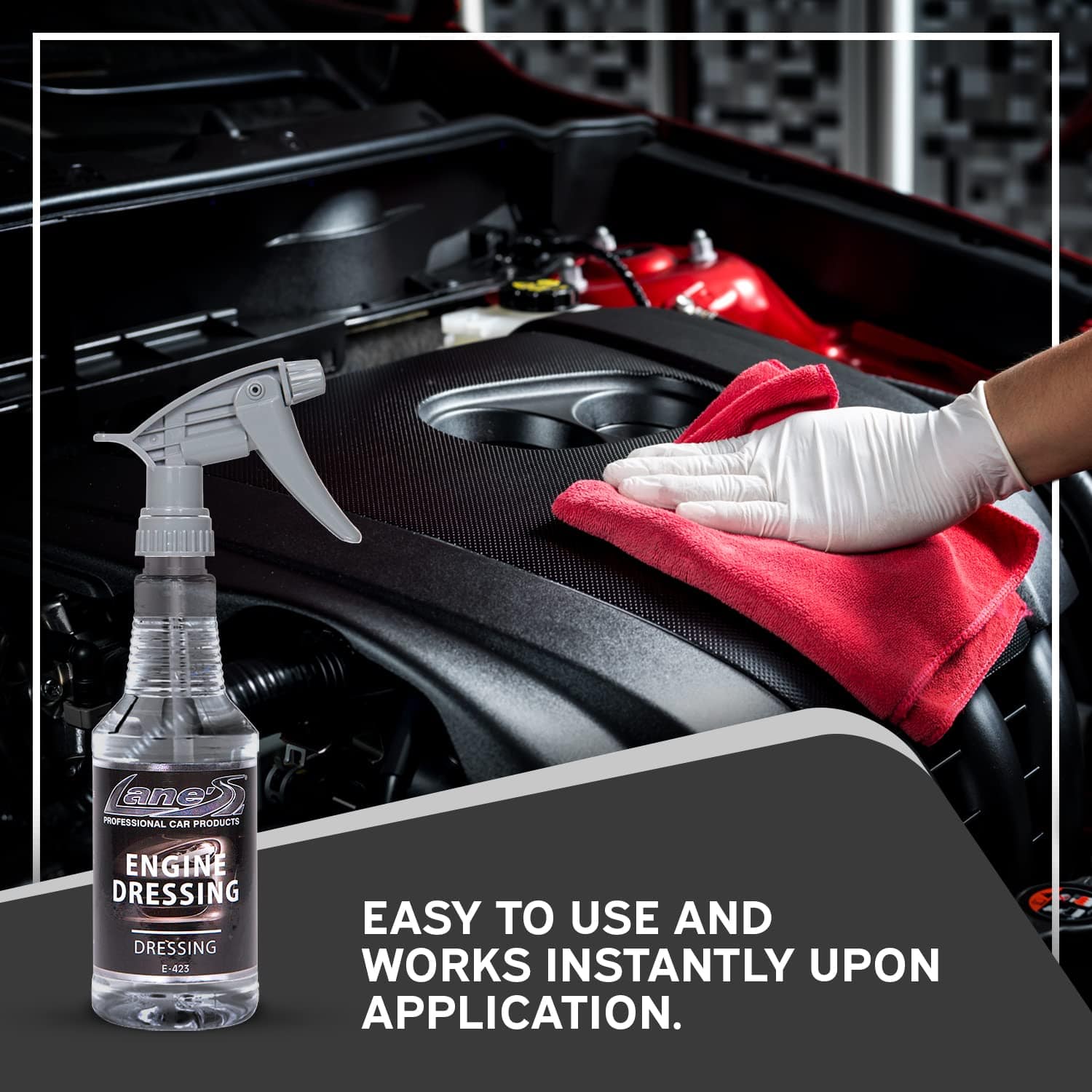 LANE'S Engine Dressing - Protector de motor para un brillo - Imagen 8