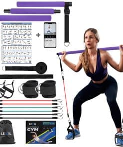 Kit de Barra de Pilates con Bandas de -Multifuncional (Morad