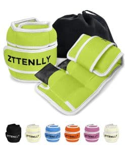 Pesas de Tobillo Ajustables para Mujeres, -Verde