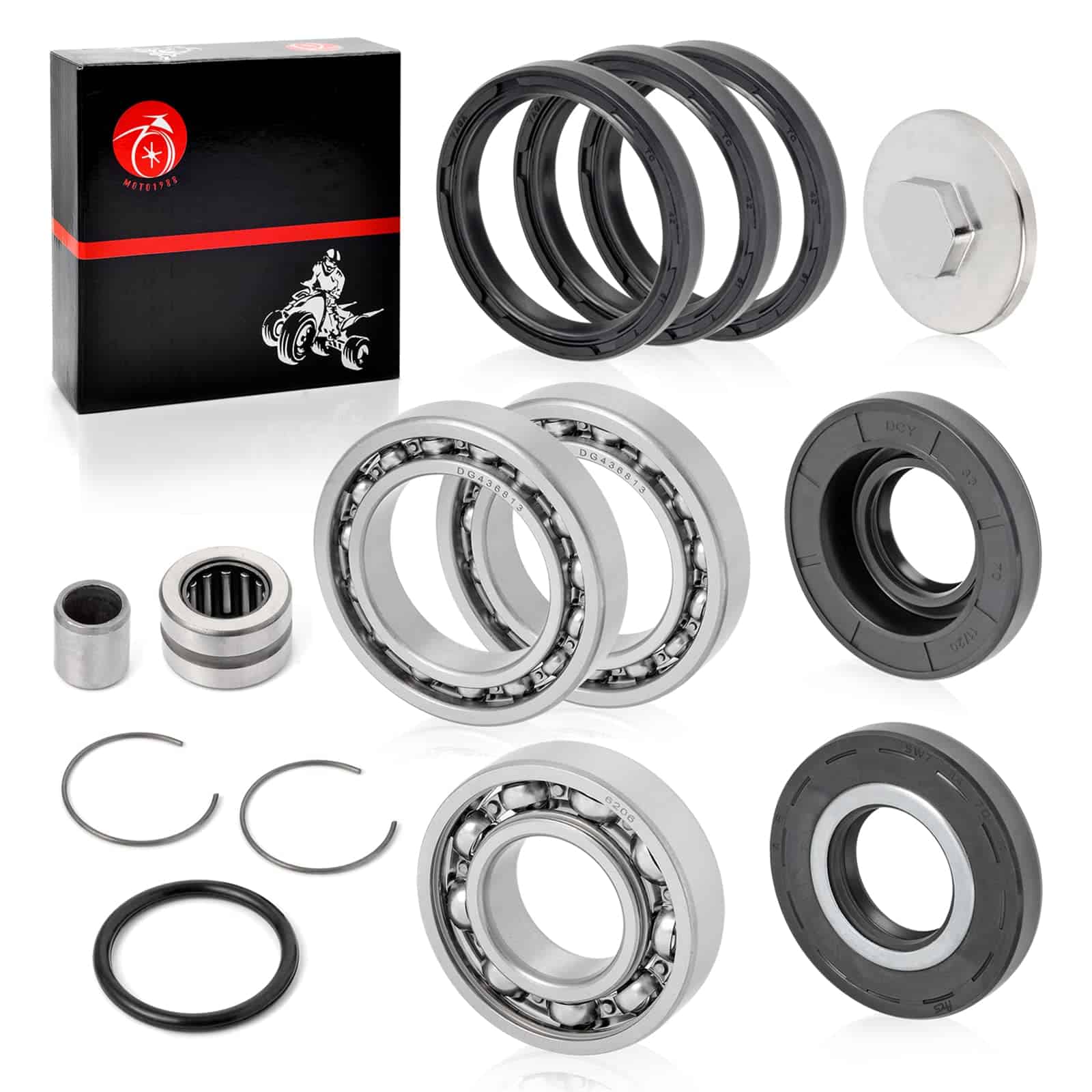 Kit de Sello de Rodamiento de Diferencial Trasero Para