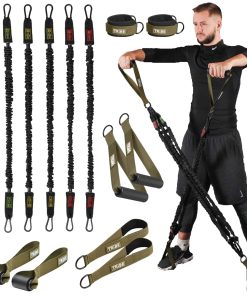 Bandas de Resistencia de Tubo para Hombres y -Verde