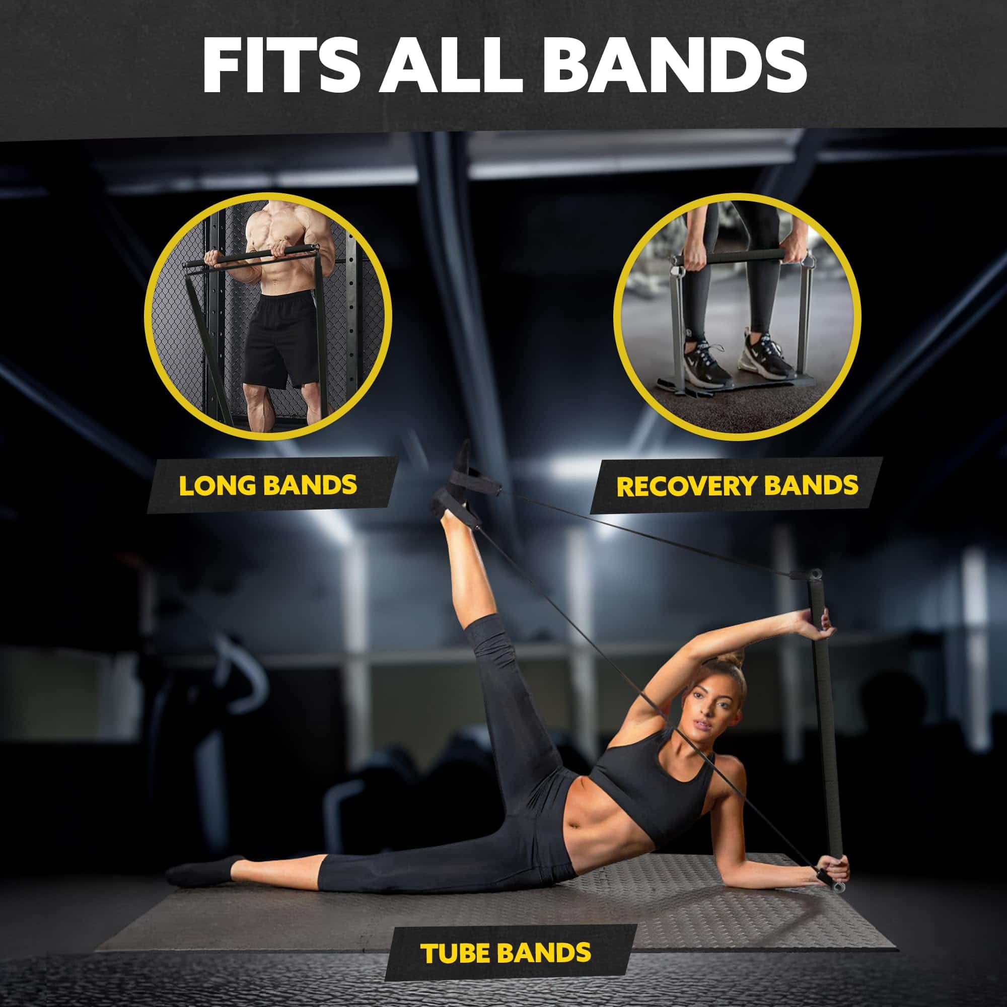 Barra de Resistencia Portátil - Barra de Acero para Bandas - Imagen 6