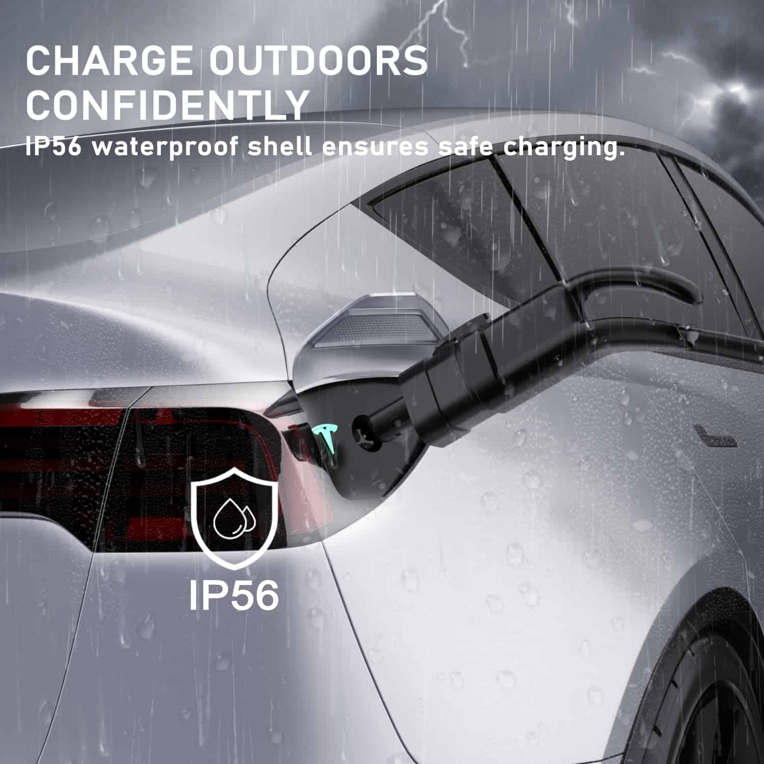 Adaptador de CCS a NACS, CCS1 Carga Rápida para Tesla Model - Imagen 5