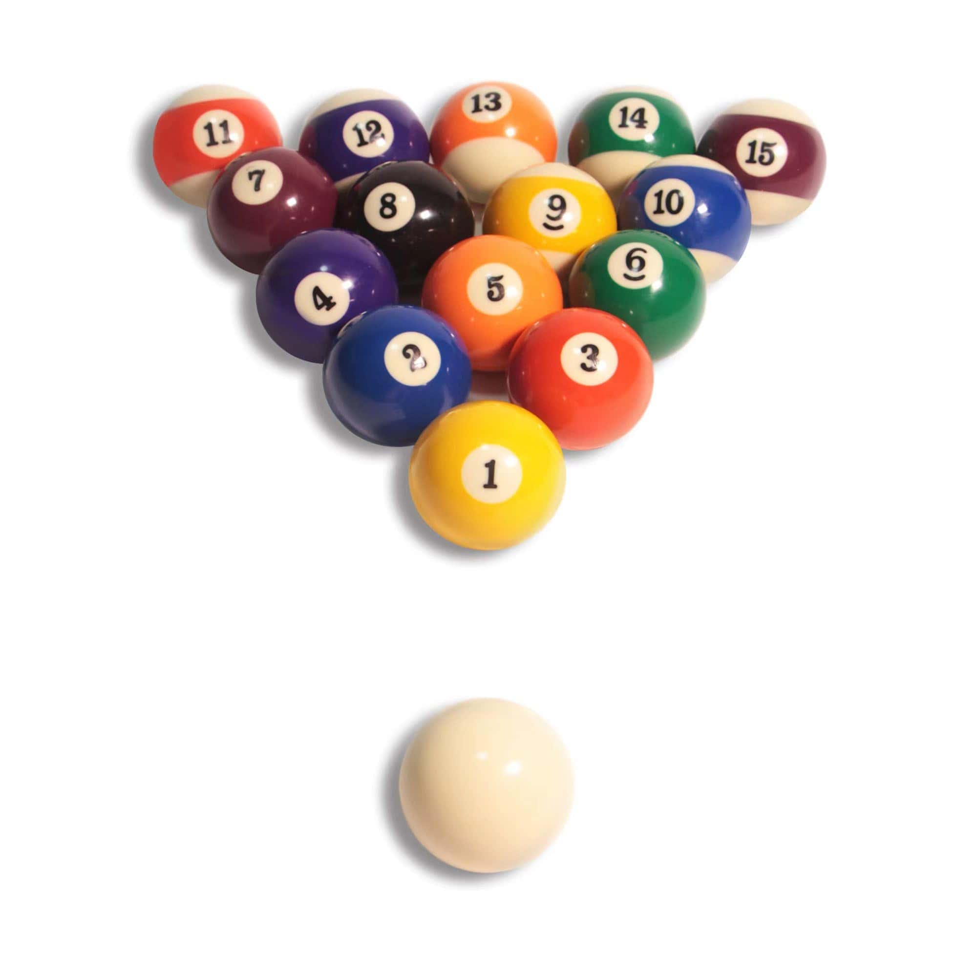 Set de Bolas de Billar CUEMART Tamaño 2-1/4 Pulgadas - Imagen 3