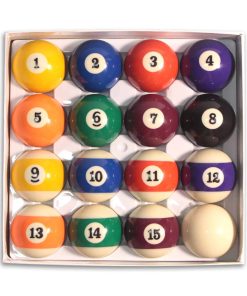 Set de Bolas de Billar CUEMART Tamaño 2-1/4 Pulgadas