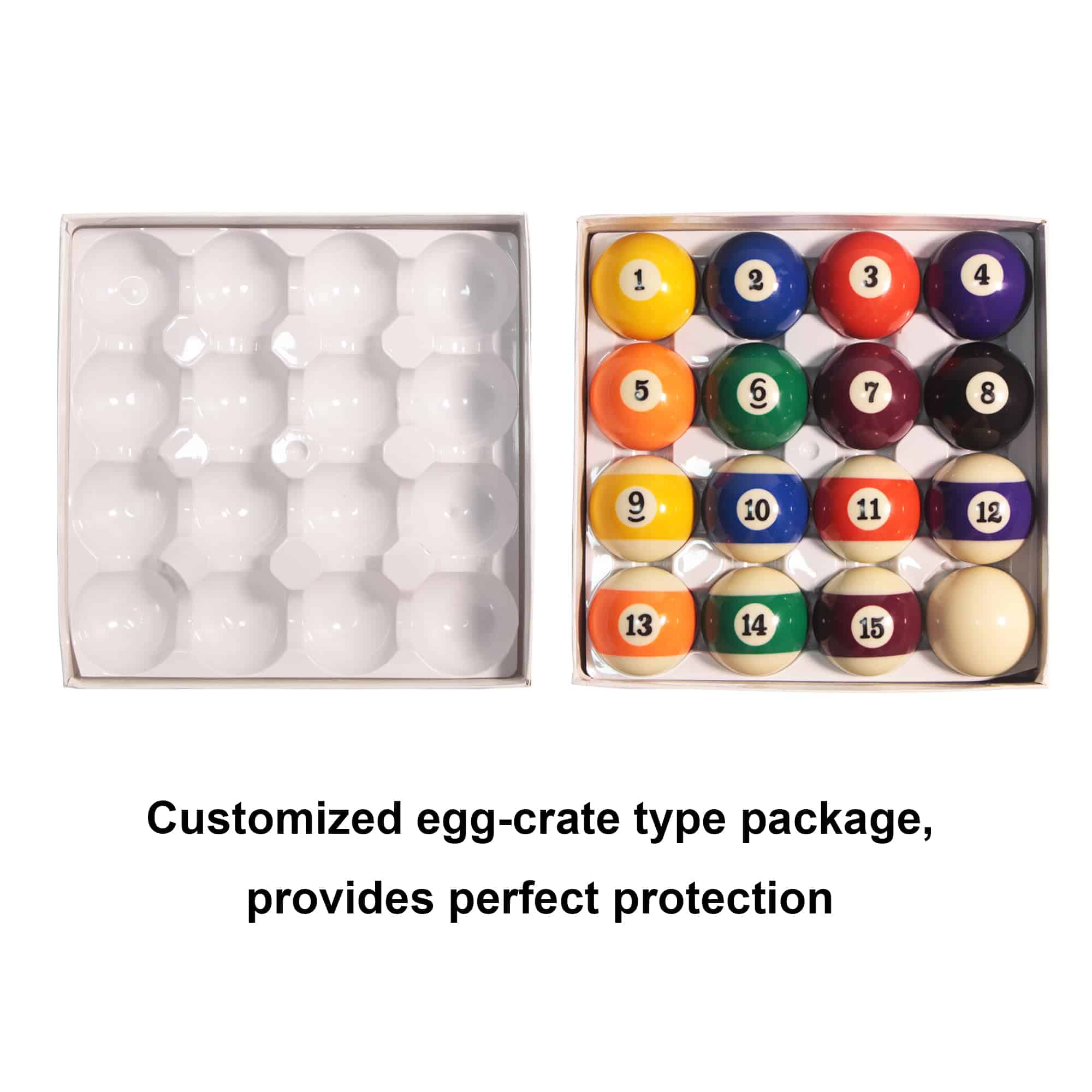 Set de Bolas de Billar CUEMART Tamaño 2-1/4 Pulgadas - Imagen 6