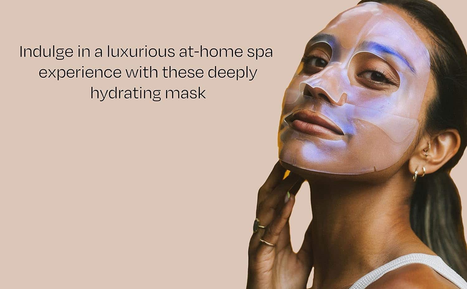 KINDIA Aura Bounce Pack - 5 Mascarillas Faciales Coreanas - Imagen 6