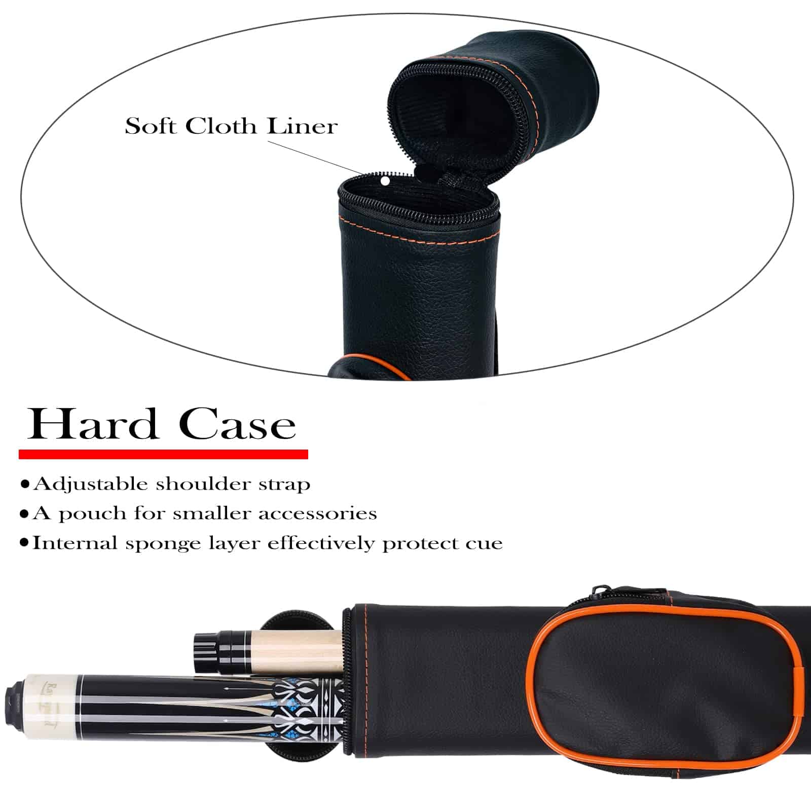 Palo de billar con estuche rígido Ray Speed de madera de - Imagen 7