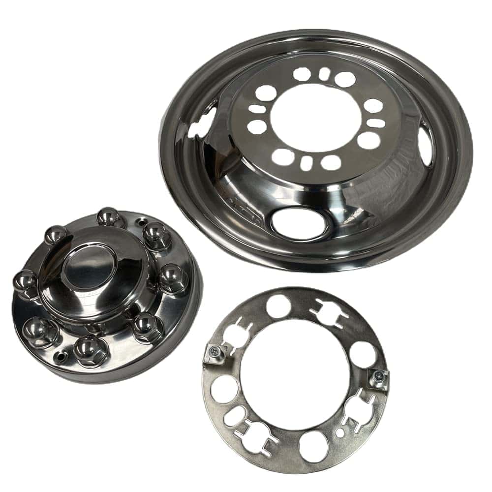 Kucaruce 4pc 16 pulgadas Pulido Acero Inoxidable Rueda - Imagen 6