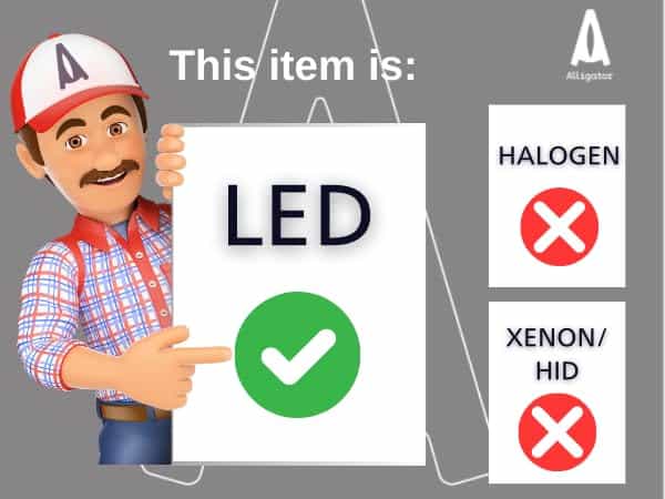 Faros delanteros ALLIGATOR AUTO LIGHTS -Blanco - Imagen 8