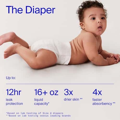 Kit de Pañales + Toallitas para Bebés Coterie, Talla 1 (198 - Imagen 5
