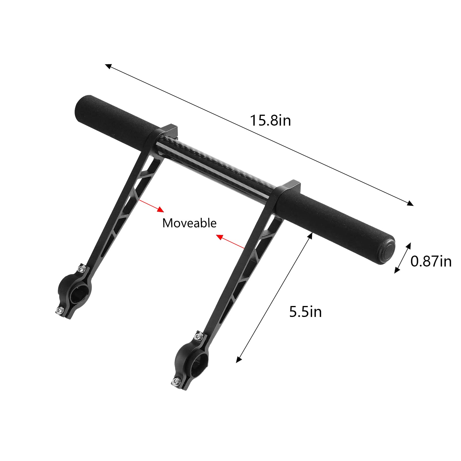 Barra de extensión para manillar de cochecito, Pasea con - Imagen 6