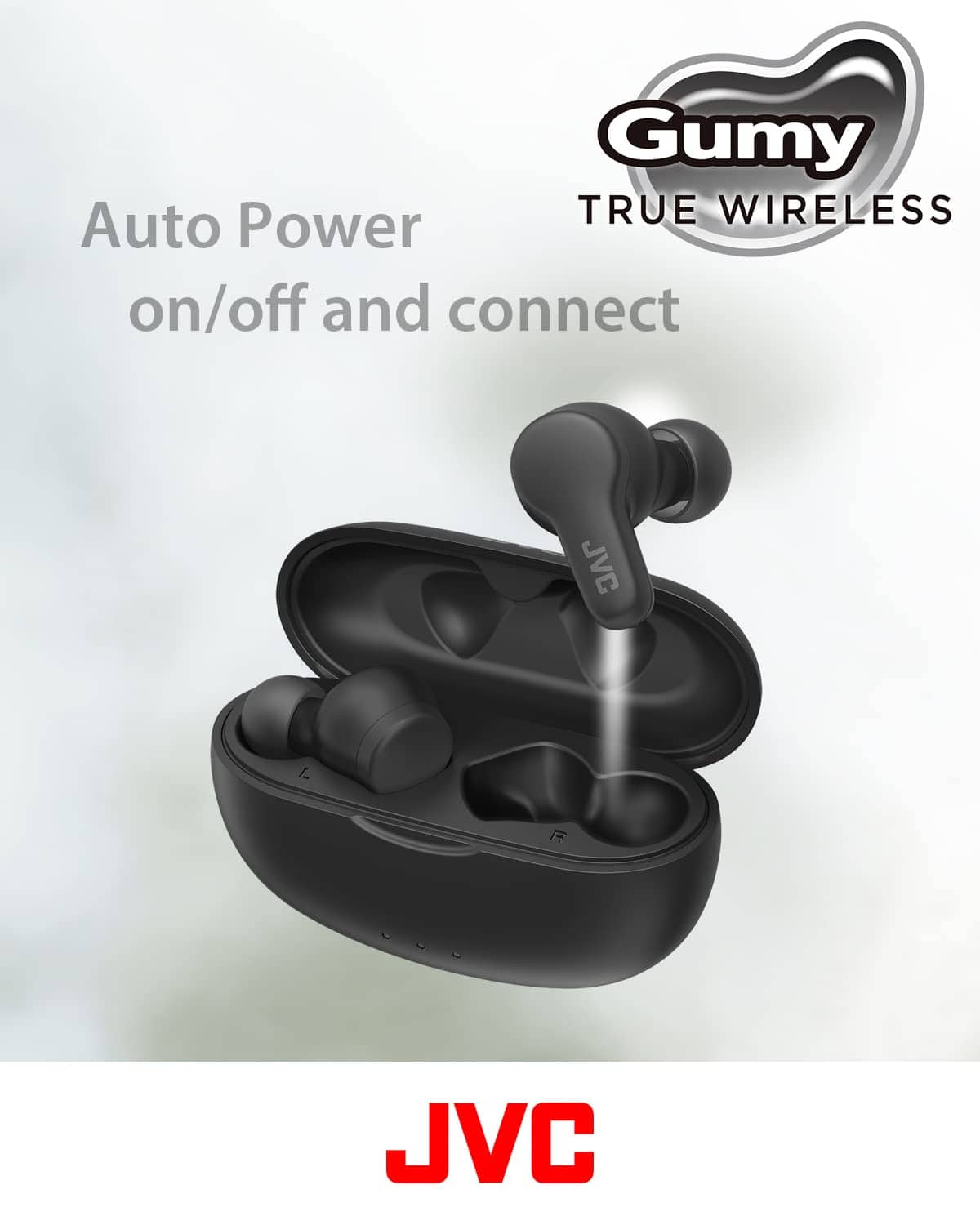 Audífonos inalámbricos JVC Gumy, Bluetooth 5.3, Estuche de - Imagen 9