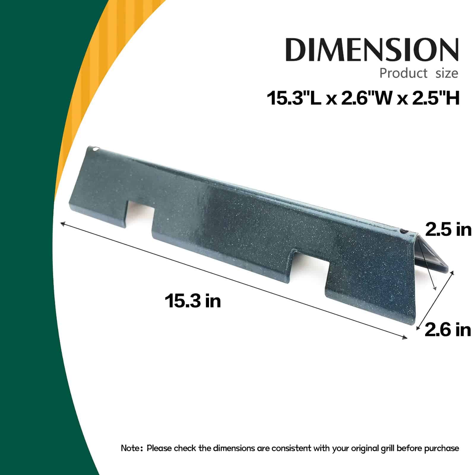 7636 Barras Flavorizer para Weber Spirit II y I, Piezas de - Imagen 4