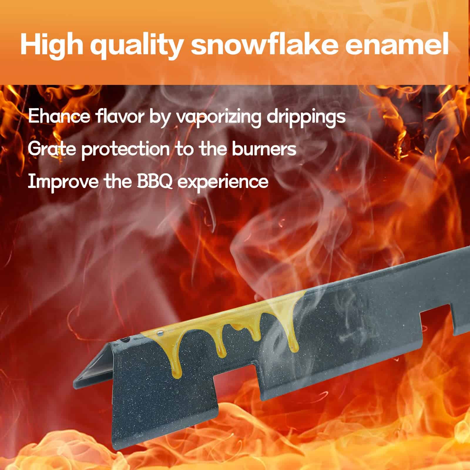 7636 Barras Flavorizer para Weber Spirit II y I, Piezas de - Imagen 6