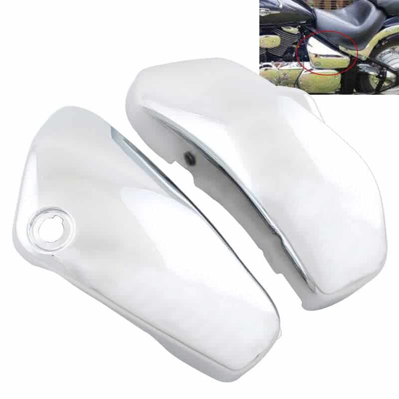 Cubierta de protección de la batería lateral plateada