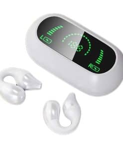 Audífonos de oído abiertos anbaole, Auriculares -Blanco