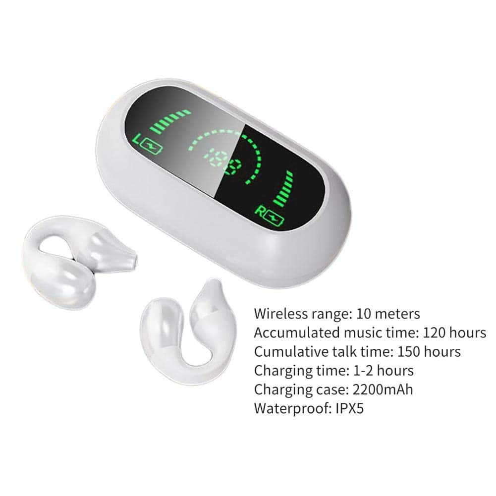 Audífonos de oído abiertos anbaole, Auriculares -Blanco - Imagen 3