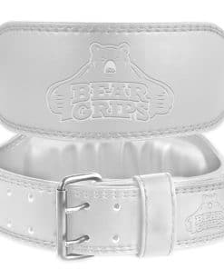 Cinturón de Levantamiento de Pesas Bear Grips -Blanco