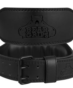 Cinturón de levantamiento de pesas Bear Grips -Negro