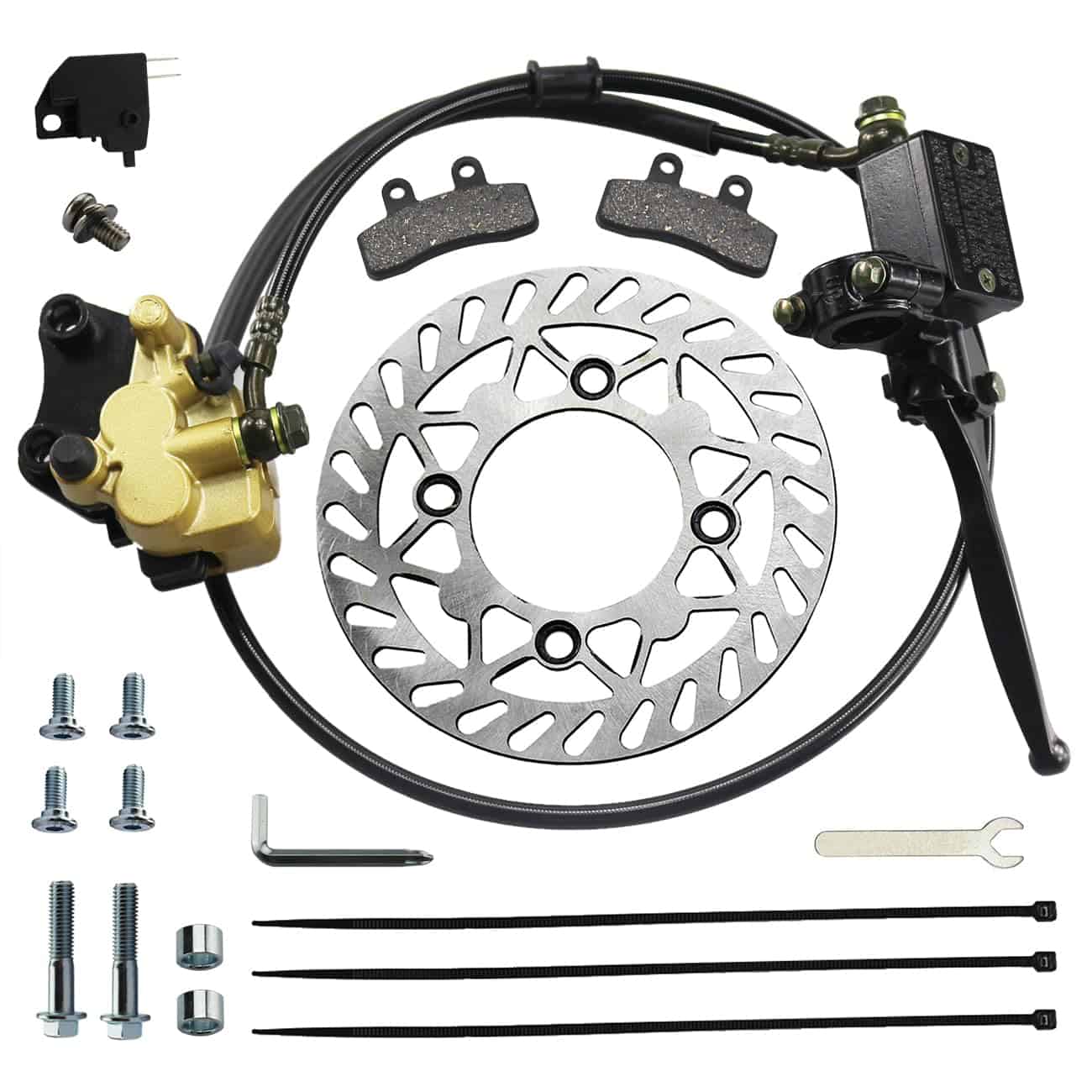 PRO BAT Conjunto de Cilindro Maestro de Freno Hidráulico de