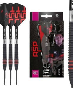 TARGET Darts Nathan Aspinall The Asp Black 22G 80% Tungsten