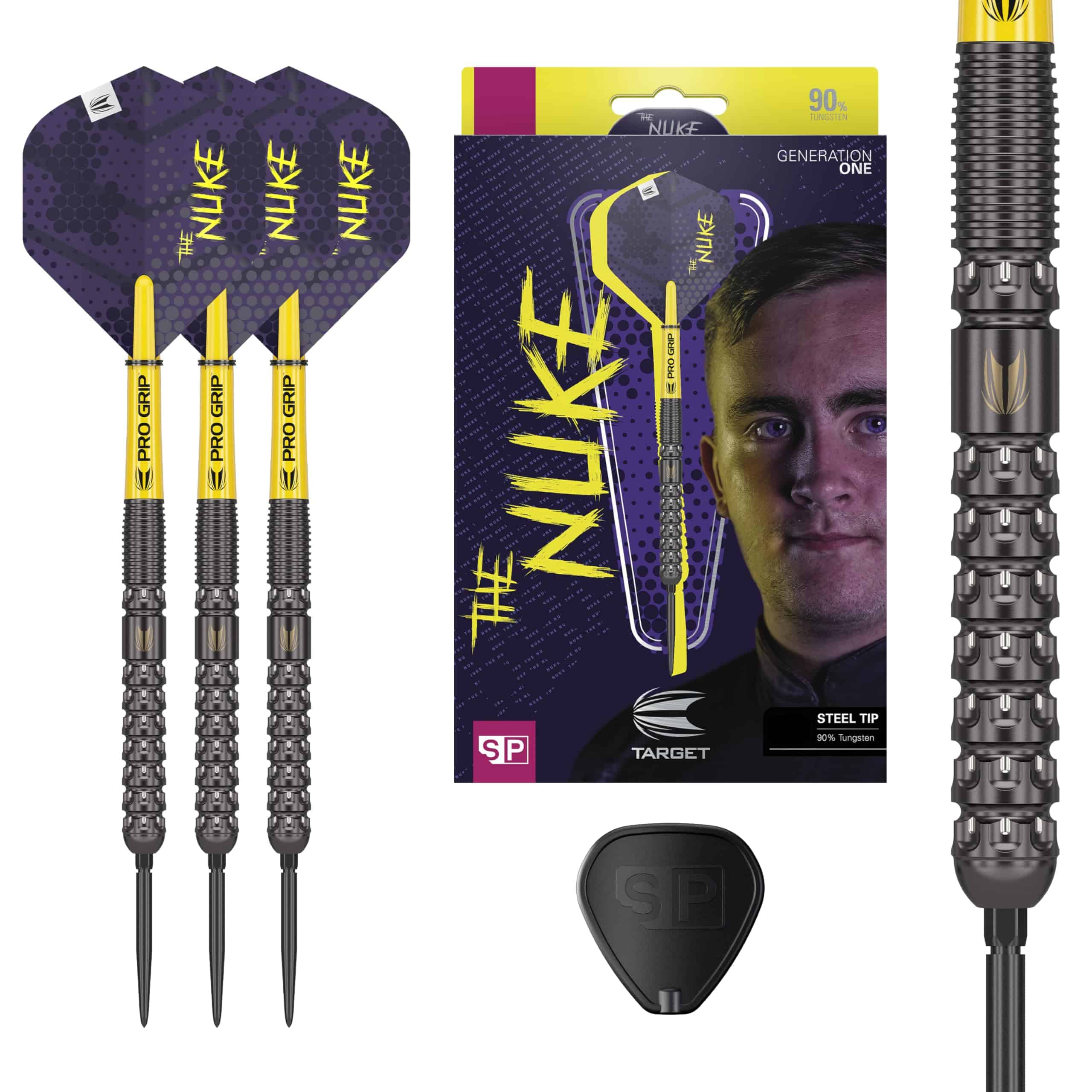 TARGET Darts Luke Littler G1 Steel Tip Swiss -Black