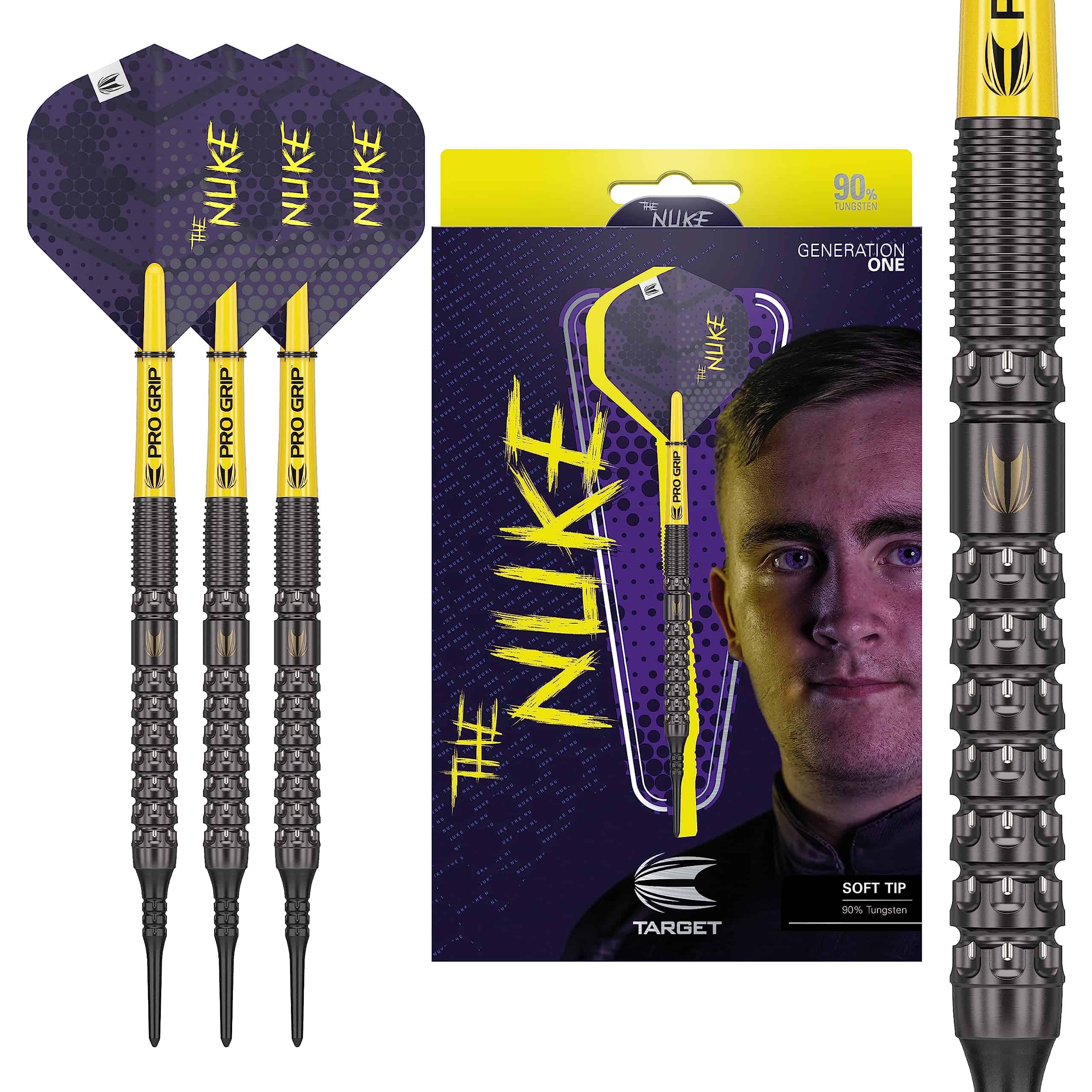 SET de Dardos de Punta Blanda TARGET Luke Littler G1 19G de