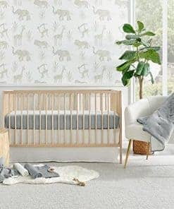 Levtex Baby - Set de cama de cuna de muselina con nubes -