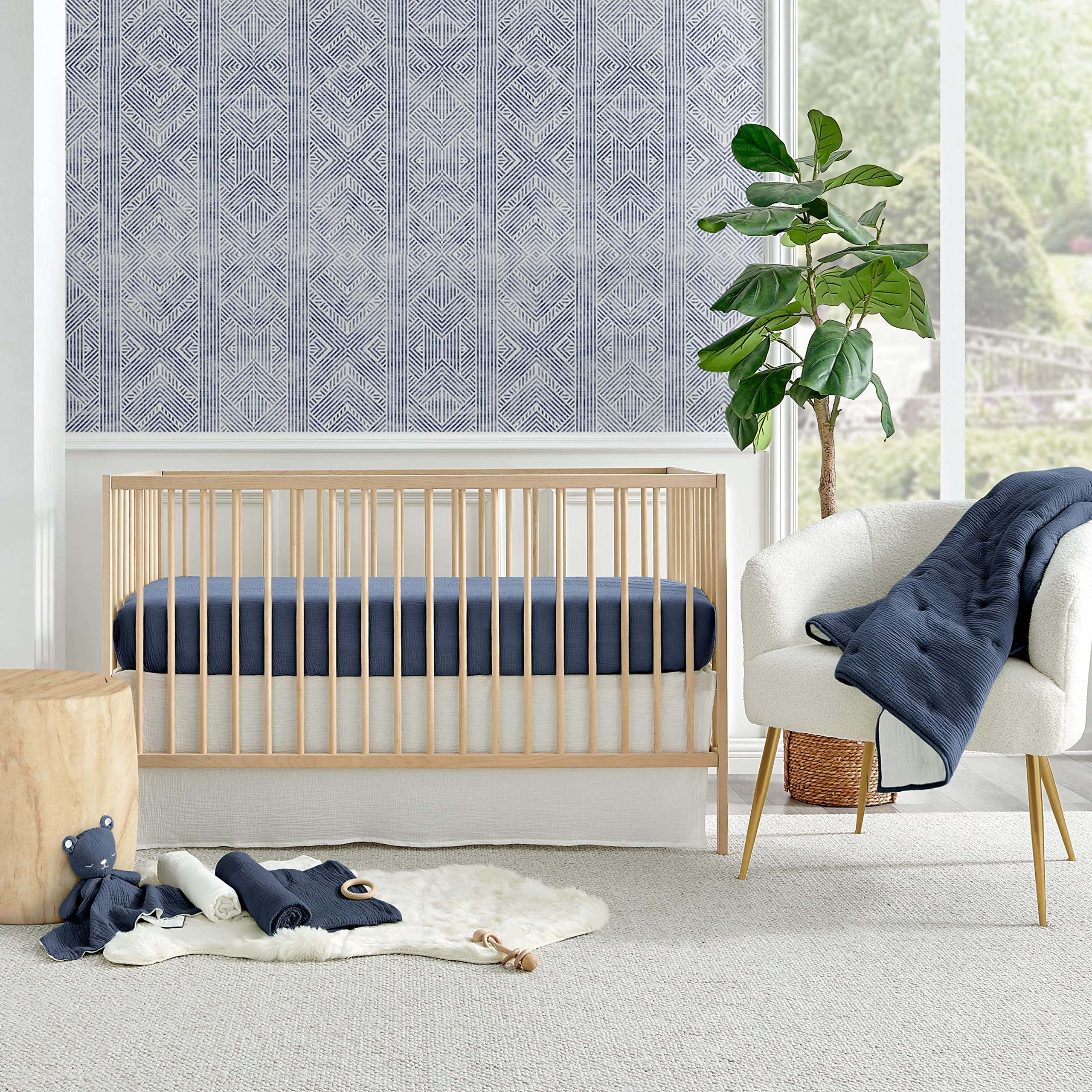 Levtex Baby - Set de Cama de Cuna de Muselina Cloud - Set