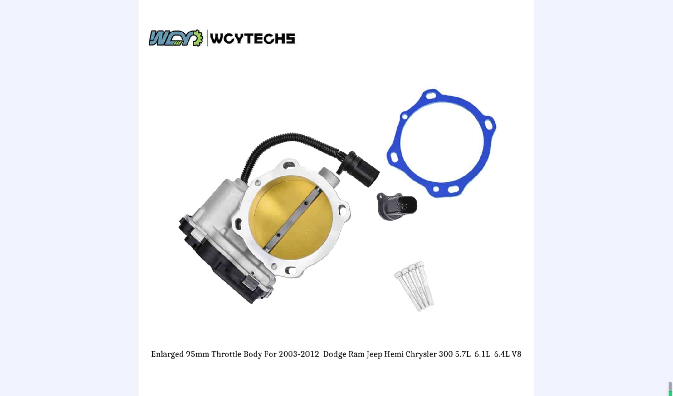 Cuerpo de aceleración más grande de 95 mm para Chrysler - Imagen 3