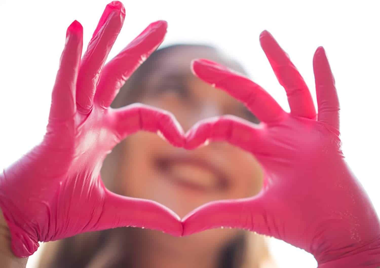 Guantes desechables de nitrilo LavaLock con forro de - Imagen 5