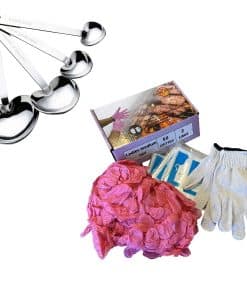 Guantes desechables de nitrilo LavaLock con forro de