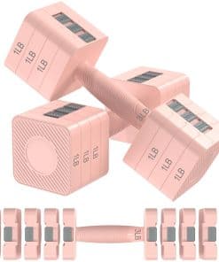 Juego de Mancuernas Ajustables Hezeyferg de 2 Unidades,